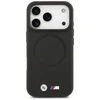 BMW M FW Metal Logo MagSafe dėklas skirtas Apple iPhone 17 Pro Max juodos spalvos
