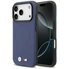 BMW M FW Metal Logo MagSafe dėklas skirtas Apple iPhone 17 Pro Navy mėlynos spalvos