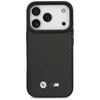 BMW M Kevlar Matt MagSafe dėklas skirtas Apple iPhone 17 Pro juodos spalvos