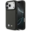 BMW M Kevlar Matt MagSafe dėklas skirtas Apple iPhone 17 Pro juodos spalvos