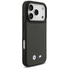 BMW M Kevlar Matt MagSafe dėklas skirtas Apple iPhone 17 Pro juodos spalvos