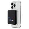 BMW Powerbank indukcinis BMPBMS5K22PGVK 15W 5000mAh + kabelis juodos spalvos M Collection MagSafe