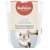 Žvakė, aromatinė Bolsius Crisp Cotton, 25 h, Balta