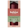 Bolsius Candle cylinder Ø120x58mm metallic red