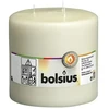Bolsius Candle cylinder with 3 burners Mamoth Ø150x150mm beige