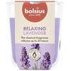 Žvakė, aromatinė Bolsius Relaxing Lavender, 25 h, Violetinė