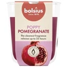 Žvakė, aromatinė Bolsius Poppy Pomegranate, 25 h