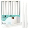 Bolsius Table candles Professional 30pcs in a box 250/24mm baltas