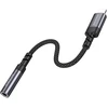 Borofone Adapteris BV24 Graceful - Lightning į jack 3,5mm - pilkos spalvos