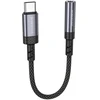 Borofone Adapteris BV24 Graceful - Typ C į jack 3,5mm - pilkos spalvos