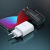 Borofone Laidinis įkroviklis BN1 Innovative – USB – 2,1A su USB į Type C baltos spalvos