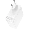 Borofone Laidinis įkroviklis BN11 Imperial – USB + 2xType C – QC 3.0 PD 100W baltos spalvos