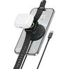 Borofone Wireless induction charger BQ41 Glory 3 in 1 15W juodas