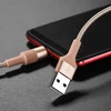 Borofone Kabelis BX21 Outstanding – USB į Micro USB – 2,4A 1 metras aukso spalvos