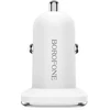 Automobilinis įkroviklis Borofone BZ12 su 2 USB jungtimis (2.4A) baltas