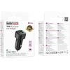 Borofone automobilinis įkroviklis BZ34B Cloud - USB + Type C - QC 3.0 PD 38W juodos spalvos