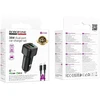 „Borofone“ automobilinis įkroviklis BZ34B „Cloud“ – USB + C tipo – QC 3.0 PD 38W su C tipo į „Lightning“ laidu, juodas
