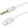 Audio kabelis Borofone BL19 USB-C to 3,5mm baltas