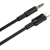 Borofone Cable AUX BL25 Nice - Lightning to jack 3,5mm - 1 metre juodas