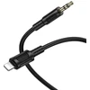 Borofone Cable AUX BL25 Nice - Lightning to jack 3,5mm - 1 metre juodas
