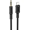 Borofone Cable AUX BL25 Nice - Lightning to jack 3,5mm - 1 metre juodas