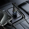„Borofone“ automobilinis įkroviklis BZ32B Fresh – USB + C tipo – QC 3.0 PD 48W pilkas