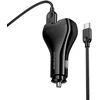 Borofone automobilinis įkroviklis BZ35 Leader – 2 x Typ C + 2 x USB – PD 30W su kabeliu USB į Typ C juodos spalvos