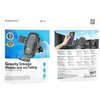 Oem Borofone automobilinis laikiklis BH129 Follower juodos spalvos