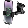 Borofone automobilinis laikiklis BH222 Leading with induction charging to windshield juodos spalvos