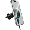 Borofone Car holder BH224 Flash magnetic with induction charging to air vent juodas