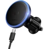 Borofone Car holder BH224 Flash magnetic with induction charging to air vent juodas