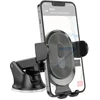 Borofone automobilinis laikiklis BH85 Experience with suction cup juodos spalvos