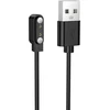 Borofone Magnetic cable skirtas BD15 smartwatch juodos spalvos