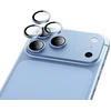 Borofone Grūdintas stiklas BF14 su 3D metaliniu rėmeliu fotoaparato objektyvui, skirtas iPhone 18 Pro/18 Pro Max, šviesiai mėlynas