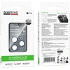 Borofone Grūdintas stiklas BF14 su 3D metaliniu rėmeliu fotoaparato objektyvui, skirtas iPhone 18 Pro/18 Pro Max, šviesiai mėlynas