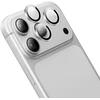 Borofone Grūdinto stiklo BF14 3D metalinio rėmelio fotoaparato objektyvo apsauga skirtas iPhone 18 Pro/18 Pro Max, sidabrinis
