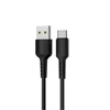 Borofone kabelis BX16 Easy – USB į Type C – 3A 1 metras juodos spalvos