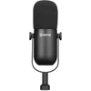 BOYA BY-DM500 Cardioid XLR Dynamic Microphone for Podcasts - Juodas