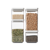 4x1 Brabantia TASTY+ Square Canister šviesiai pilka