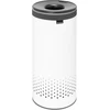 Brabantia Skalbinių dėžė 35l. balta su juodu dangčiu