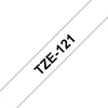Brother Spalvota juosta TZE-121 / TZE121 juoda ant permatomo