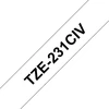 Brother TZE231CIV juosta 12 mm 8 m (balta)