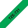 Brother Spalvota juosta TZE-731 / TZE731 juoda, žalia