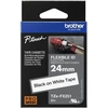 Brother Spalvota juosta TZE-FX251 / TZEFX251 juoda, balta