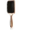 Brushart Flat Boar Bristle Paddle Plaukų šepetys Bronze