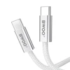Mentor BWOO 240W braided cable USB-C - USB-C BO-X317C-C 1m baltas