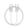 Mentor BWOO 240W braided cable USB-C - USB-C BO-X317C-C 1m baltas