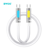 Mentor BWOO X325C-C zapachowy kabelis USB-C - USB-C 240W balta