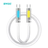 „Mentor BWOO X325C-C“ kvapnus kabelis USB-C - USB-C 240W baltas