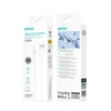 BWOO 3A silicone cable X329C USB - USB-C 1m baltas